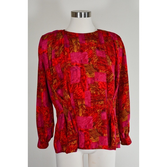 Authentic VINTAGE Andre Sauvage Blouse - Picture 2 of 3